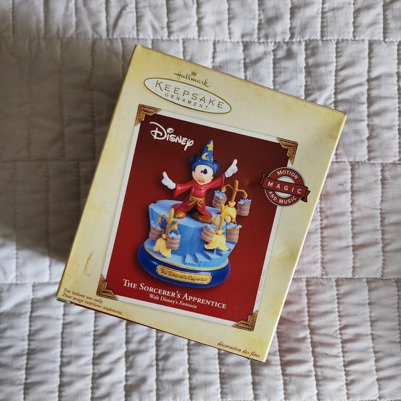 Disney Other - Disney's Fantasia The Sorcerer's Apprentice Mickey Mouse Hallmark Ordament